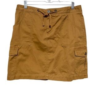 Carhartt Light Brown Cargo Mini Skirt